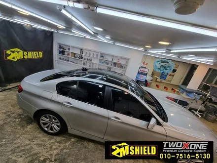 BMW 5시리즈 F바디 루프스킨 크롬죽이기 디퓨저 랩핑 / 부산 사상구