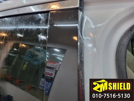 제네시스 gv60 투톤 랩핑 크롬죽이기 ppf필름 작업 등 / 부산 사상구