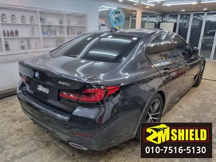 bmw 5시리즈 g30 전체 크롬몰딩 랩핑 크롬죽이기 작업 / 부산 사상구