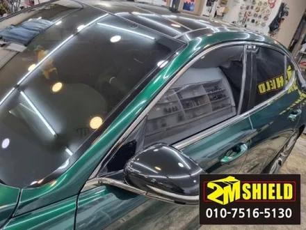 제네시스 g70 그린색으로 자동차 전체 도장 컬러 바꾸기 랩핑 / 부산 사상구