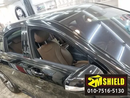 벤츠 s클래스 물때제거 용도의 크롬죽이기 랩핑. 멋도 살립니다. / 부산 사상구