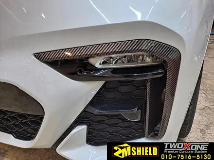 진주에서 오신 BMW X7 크롬죽이기 입체 카본 랩핑 / 부산 사상구