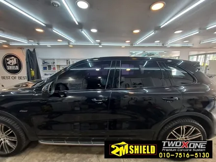 포르쉐 카이엔 헤드라이트  PPF 필름 & 윈도우몰딩 크롬죽이기 / 부산 사상구