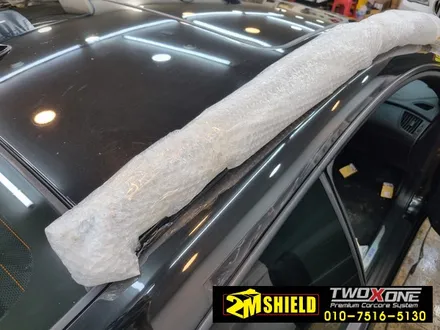 부산전체랩핑 제네시스 쿠페 3M2080 매트파인그린메탈릭 / 부산 사상구