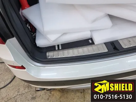 BMW X3 손상된 부분 랩핑 작업 및 디테일링 세차까지 / 부산 사상구