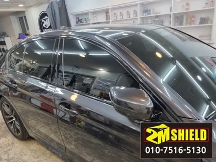bmw 5시리즈 g30 전체 크롬몰딩 랩핑 크롬죽이기 작업 / 부산 사상구