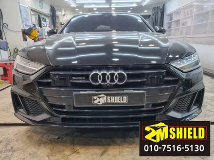 아우디 a7 그릴부터 윈도우몰딩까지 크롬죽이기 랩핑작업 / 부산 사상구