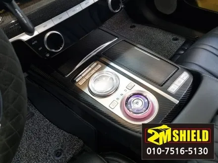 부산실내랩핑 제네시스 g80 실내 하이그로시 카본으로 / 부산 사상구