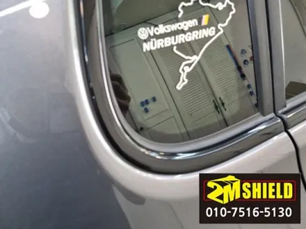 티구안 윈도우몰딩 물때제거를 위한 크롬죽이기 랩핑 / 부산 사상구