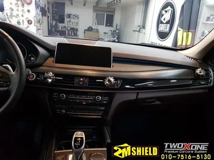 BMW X5 실내 우드 사이드미러 카본랩핑 PPF 시공 / 부산 사상구