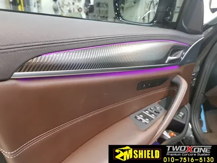 BMW 5시리즈 윈도우 크롬 죽이기 실내랩핑 작업 / 부산 사상구