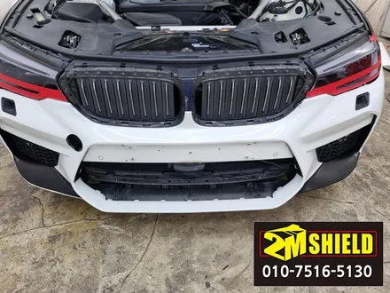 BMW 5시리즈 전체 랩핑 작업 사틴블랙 자동차 랩핑 / 부산 사상구