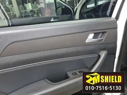 쏘나타 실내랩핑 우드 트림을 매트릭스 블랙으로 바꾸기 / 부산 사상구