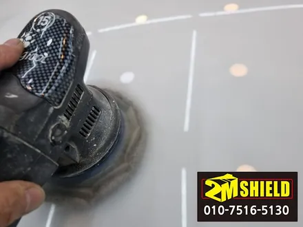 머스탱 전체랩핑 제거 원복 레드에서 화이트로 / 부산 사상구
