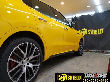 마세라티 르반떼 옐로우 전체 랩핑~ / 부산 사상구