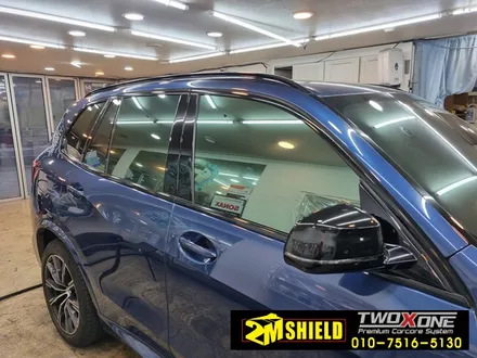BMW X5 크롬죽이기 루프몰딩 윈도우크롬몰딩 사이드미러 랩핑 / 부산 사상구