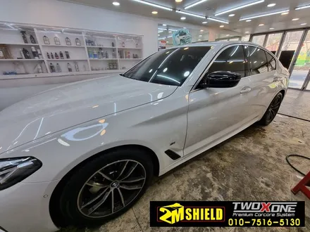BMW 5시리즈 G30 사이드미러 휀더 가니쉬 랩핑 / 부산 사상구