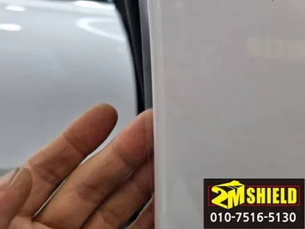 부산 전체랩핑 벤츠 gls 유광 화이트 컬러로 바뀌었어요 / 부산 사상구