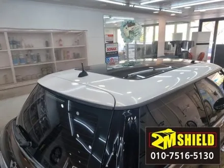 BMW 미니 쿠퍼 루프스킨 재시공 손상필름 제거포함 / 부산 사상구