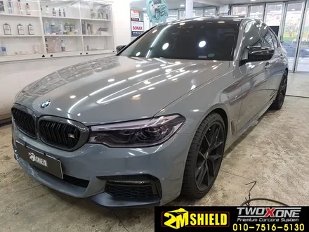 BMW 5시리즈 윈도우 크롬 죽이기 실내랩핑 작업 / 부산 사상구