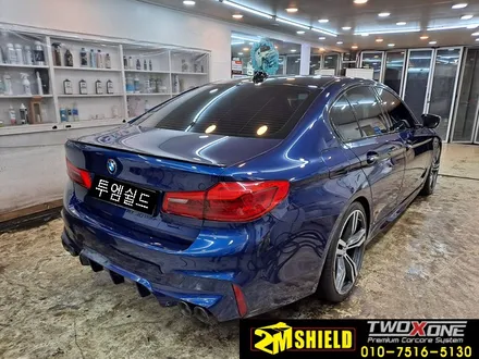 전체 랩핑 제거 작업 BMW 5시리즈 락그레이 / 부산 사상구