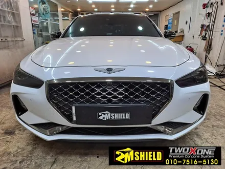 제네시스 G70 라이트필름 루프스킨 사이드미러 랩핑 / 부산 사상구