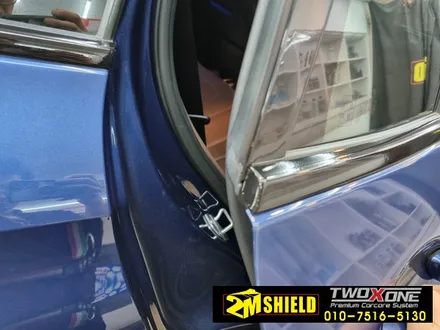 BMW X5 크롬죽이기 루프몰딩 윈도우크롬몰딩 사이드미러 랩핑 / 부산 사상구