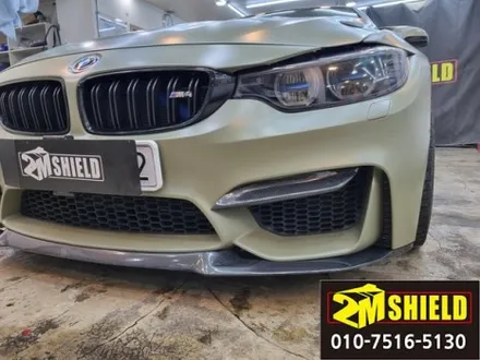 BMW 4시리즈 M4 컨버터블 전체 랩핑 에이버리 사틴카키그린 / 부산 사상구