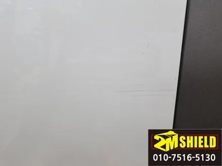 전체 랩핑된 차량은 구입시 신중하게. 포르쉐 파나메라 랩핑제거 / 부산 사상구