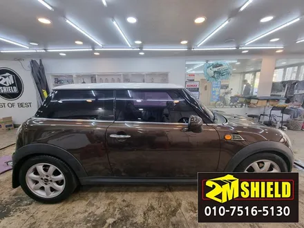 BMW 미니 쿠퍼 루프스킨 재시공 손상필름 제거포함 / 부산 사상구