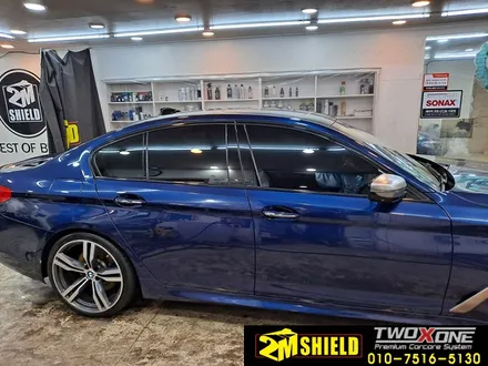 전체 랩핑 제거 작업 BMW 5시리즈 락그레이 / 부산 사상구