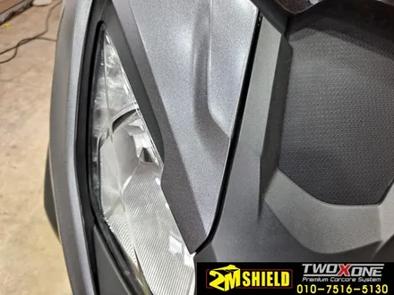 BMW C650 오토바이 전체 랩핑 사틴다크그레이로~ / 부산 사상구