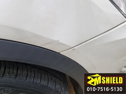 BMW X3 손상된 부분 랩핑 작업 및 디테일링 세차까지 / 부산 사상구