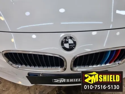 bmw 3시리즈 실내 우드 카본으로 랩핑 / 부산 사상구