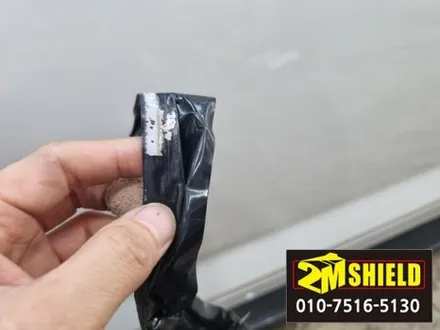BMW 5시리즈 전체 랩핑 작업 사틴블랙 자동차 랩핑 / 부산 사상구