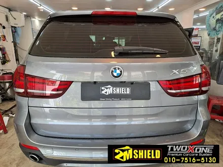 BMW X5 실내 우드를 입체 카본 필름으로 실내 랩핑 / 부산 사상구
