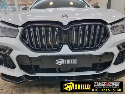 BMW X6 그릴 가로바 랩핑 크롬죽이기 / 부산 사상구