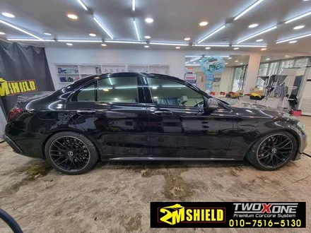벤츠 C클래스 C63AMG 사이드 데칼 작업 / 부산 사상구