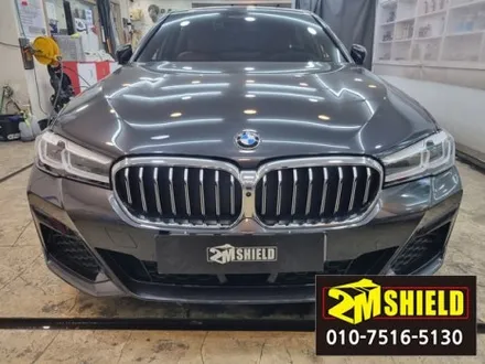 bmw 5시리즈 g30 전체 크롬몰딩 랩핑 크롬죽이기 작업 / 부산 사상구