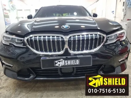 크롬죽이기 랩핑 단골 차종 bmw 3시리즈 그릴은 교체 / 부산 사상구
