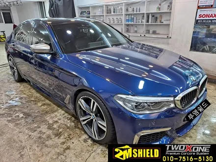 전체 랩핑 제거 작업 BMW 5시리즈 락그레이 / 부산 사상구