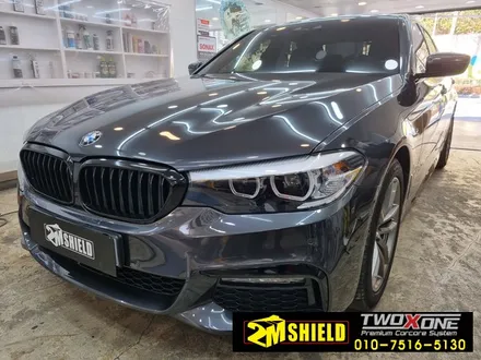 BMW 5시리즈 그릴 윈도우 몰딩 크롬죽이기 랩핑 / 부산 사상구