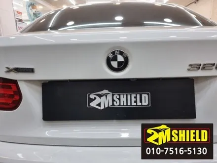 bmw 3시리즈 실내 우드 카본으로 랩핑 / 부산 사상구