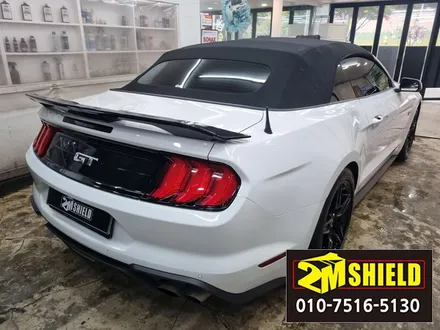 머스탱 전체랩핑 제거 원복 레드에서 화이트로 / 부산 사상구