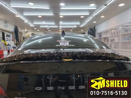 제네시스 g70 포지드 필름 랩핑 후드 사이드미러 스포일러 / 부산 사상구
