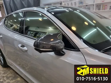 자동차 전체 랩핑 스팅어 블랙에서 실버로 변신 / 부산 사상구