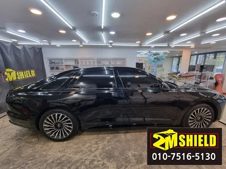 그랜저 GN7 크롬죽이기 앰블럼 레터링 교체작업 / 부산 사상구