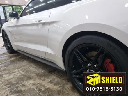 머스탱 전체랩핑 제거 원복 레드에서 화이트로 / 부산 사상구
