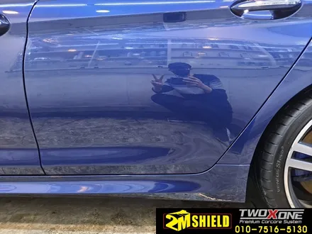 전체 랩핑 제거 작업 BMW 5시리즈 락그레이 / 부산 사상구