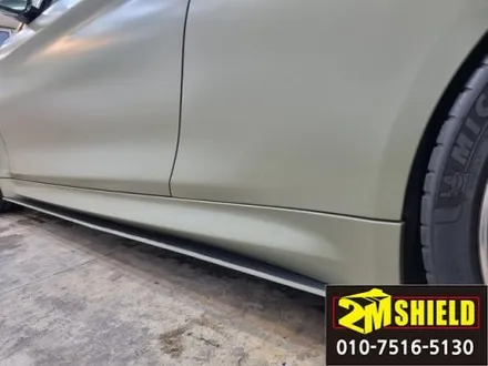 BMW 4시리즈 M4 컨버터블 전체 랩핑 에이버리 사틴카키그린 / 부산 사상구